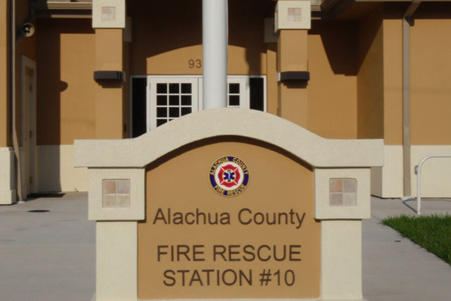 alachua county fire rescue sign