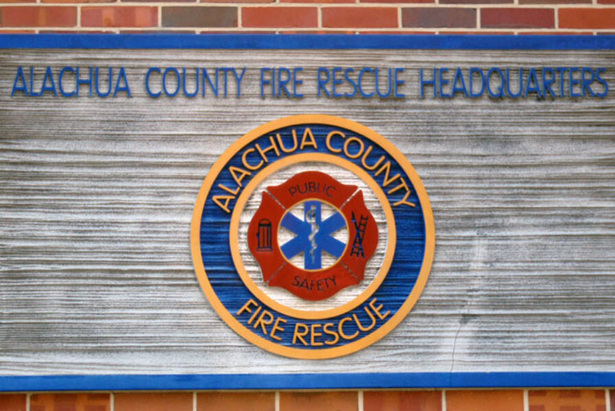 alachua county fire rescue sign